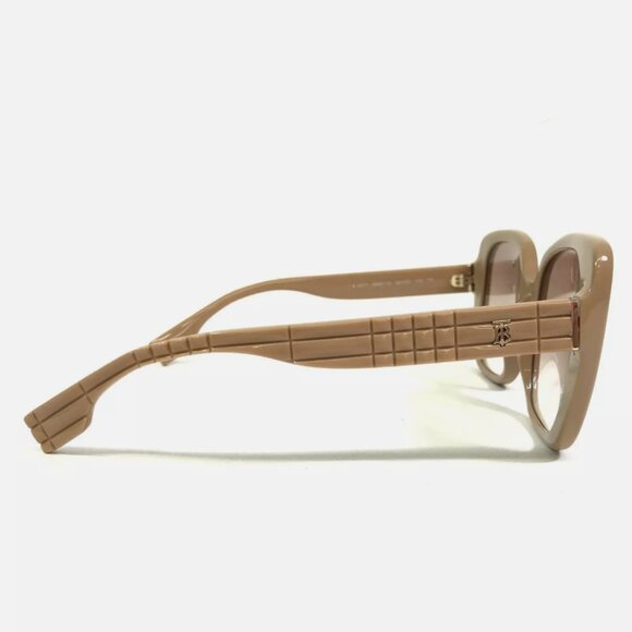 Burberry Sunglasses Beige Cat Eye Gradient - Picture 4 of 8